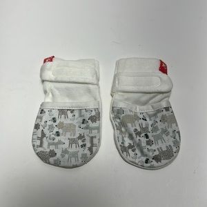 Goumi Kids Baby Mitts - Animal Print - Size: 0-3 month